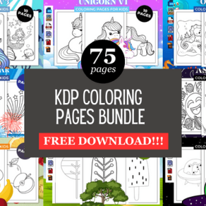 KDP coloring pages bundle